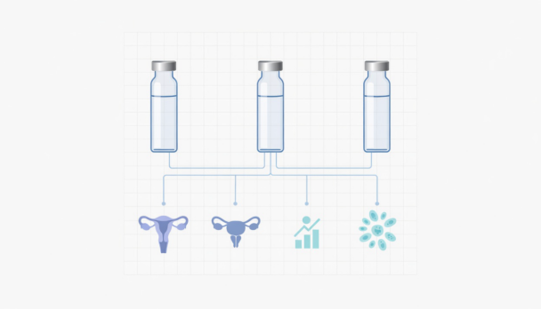 GnRH agonist 주사제 급여기준 호르몬 주사 의료 일러스트